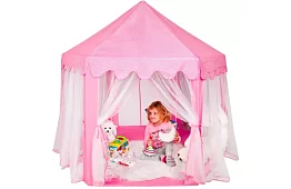 Cort de copii roz – palat 135 x 135 x 140 cm