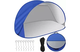 Cort de plajă auto-distrugător mare – 220 × 120 × 100 cm