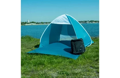 Samorozkládací POP-UP cort de plajă – 150 × 120 × 110 cm