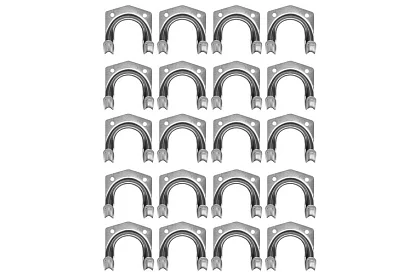 Umerașe metalice pentru unelte de grădină și atelier – 20 buc.