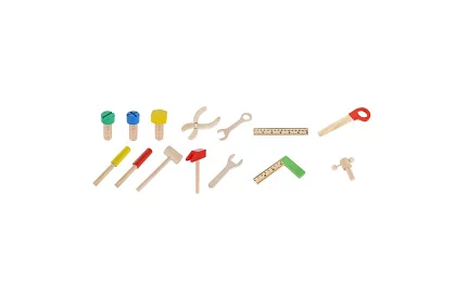 Unelte din lemn – set pentru copii