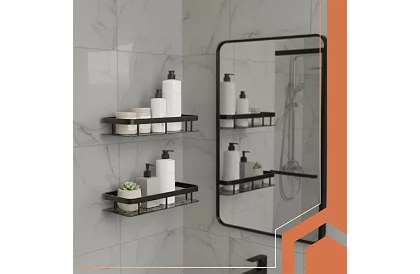 Raft metalic pentru baie - 2 buc