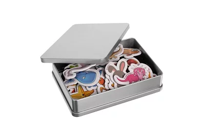 Set de 40 magneți cu animale în cutie