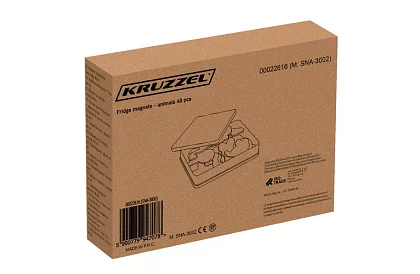 Set de 40 magneți cu animale în cutie