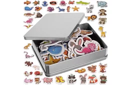Set de 40 magneți cu animale în cutie