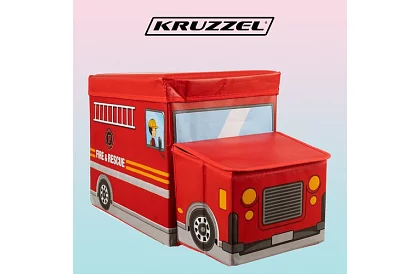 Cutie pentru jucării - mașină de pompieri