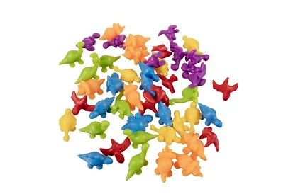 Set de dinozauri pentru învățarea culorilor și numărat.