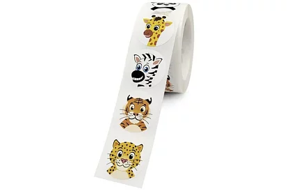 Autocolante motivațional pentru copii pe rolă – 500 buc.