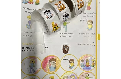 Autocolante motivațional pentru copii pe rolă – 500 buc.