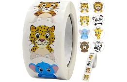 Autocolante motivațional pentru copii pe rolă – 500 buc.