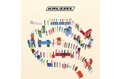 Domino din lemn – set mare de 407 piese + geantă