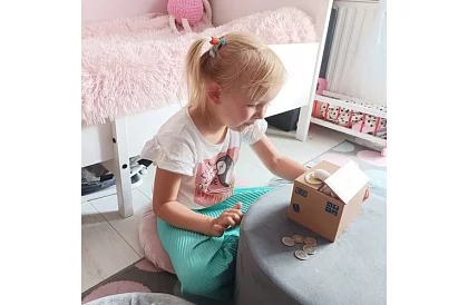 Casier automat - pisica hoata de monede