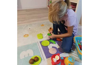 Set de legume și fructe pentru tăiat cu accesorii