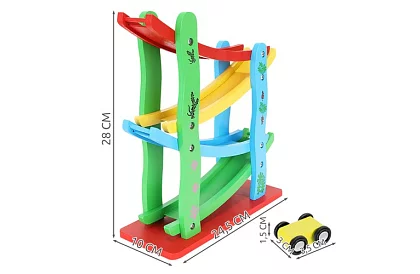 Pista din lemn pentru mașini