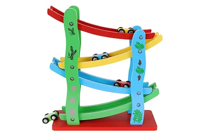 Pista din lemn pentru mașini