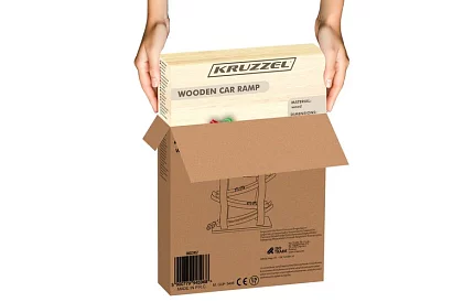 Pista din lemn pentru mașini