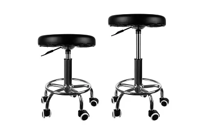 Scaun de cosmetică pe roți - ajustabil