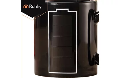 Cana magică de 330 ml cu indicator de baterie