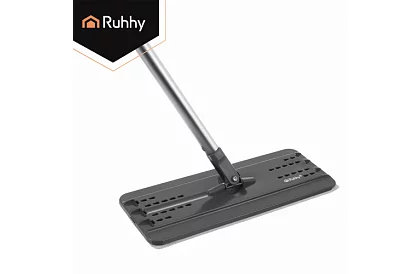 Mop plat cu fund plat + găleată de 11 litri – cu două compartimente și accesorii