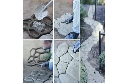 Formă pentru trotuare din beton 45x45 cm