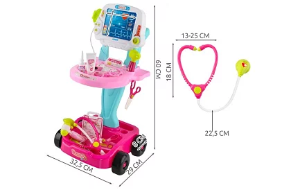 Micul doctor – set de joc pentru doctori cu cărucior