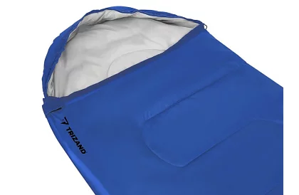 Sac de dormit turistic 2 în 1 - albastru