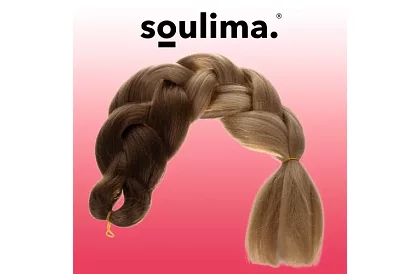 Părul împletit ombre sintetic – blond închis