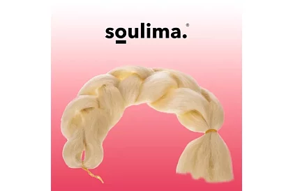 Părul împletit ombre sintetic – blond deschis