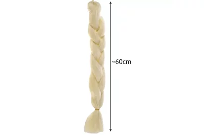 Părul împletit ombre sintetic – blond deschis