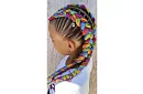 Părul sintetic ombre – curcubeu