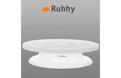 Placa rotativă pentru decorarea tortului + 3 spatule