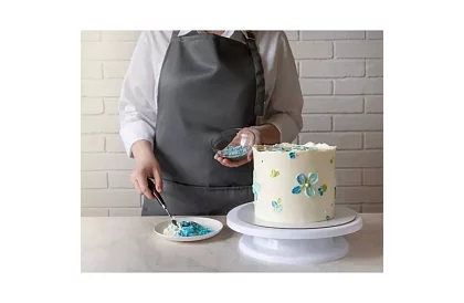 Placa rotativă pentru decorarea tortului + 3 spatule