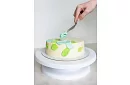 Placa rotativă pentru decorarea tortului + 3 spatule