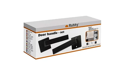 Uși hardware – mânere negre mate