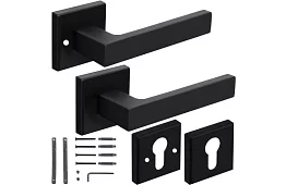 Uși hardware – mânere negre mate
