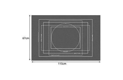 Saltea pentru asamblarea puzzle-urilor - 115 × 67 cm