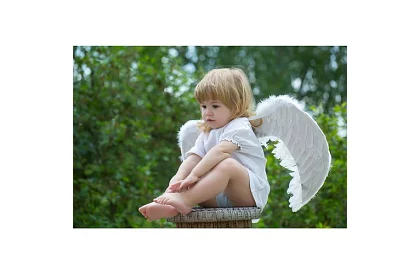 Costum de înger cu aripi