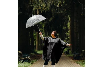 Pelerină pentru bicicletă - poncho pentru ploaie