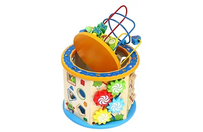 Joc educativ din lemn - 8în1