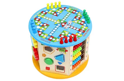 Joc educativ din lemn - 8în1