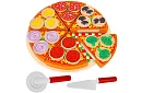 Set de tăiere – pizza din lemn pentru tăiat + cuțit