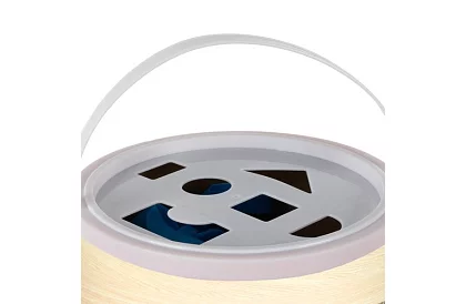 Blocuri de lemn în găleată cu sortator de forme – 100 buc.