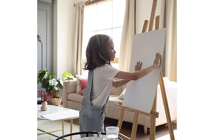 Cadran de pictură din lemn