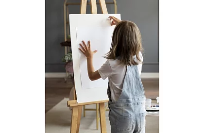 Cadran de pictură din lemn