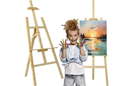 Cadran de pictură din lemn