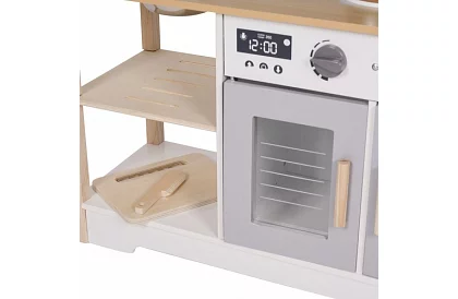 Bucătărie din lemn pentru copii cu accesorii