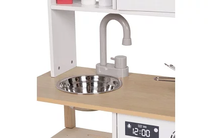 Bucătărie din lemn pentru copii cu accesorii