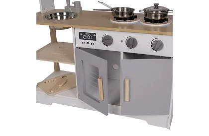 Bucătărie din lemn pentru copii cu accesorii