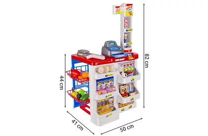 Magazin pentru copii – supermarket cu cărucior și accesorii