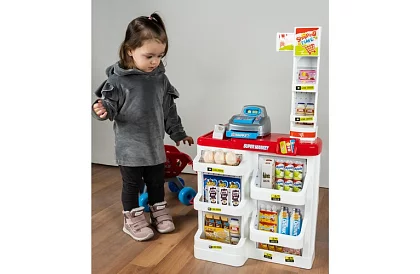 Magazin pentru copii – supermarket cu cărucior și accesorii